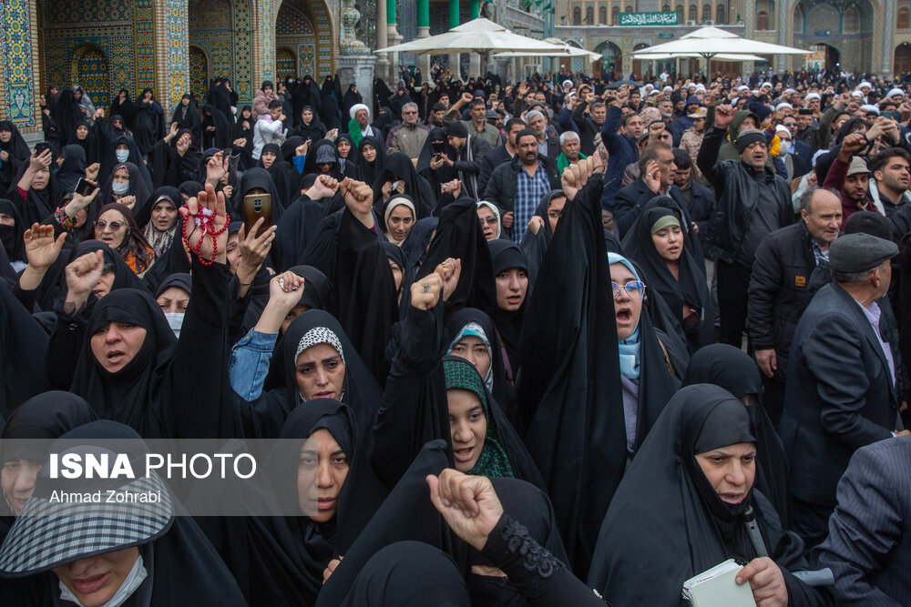 تشییع و تدفین شهدای مدافع حرم