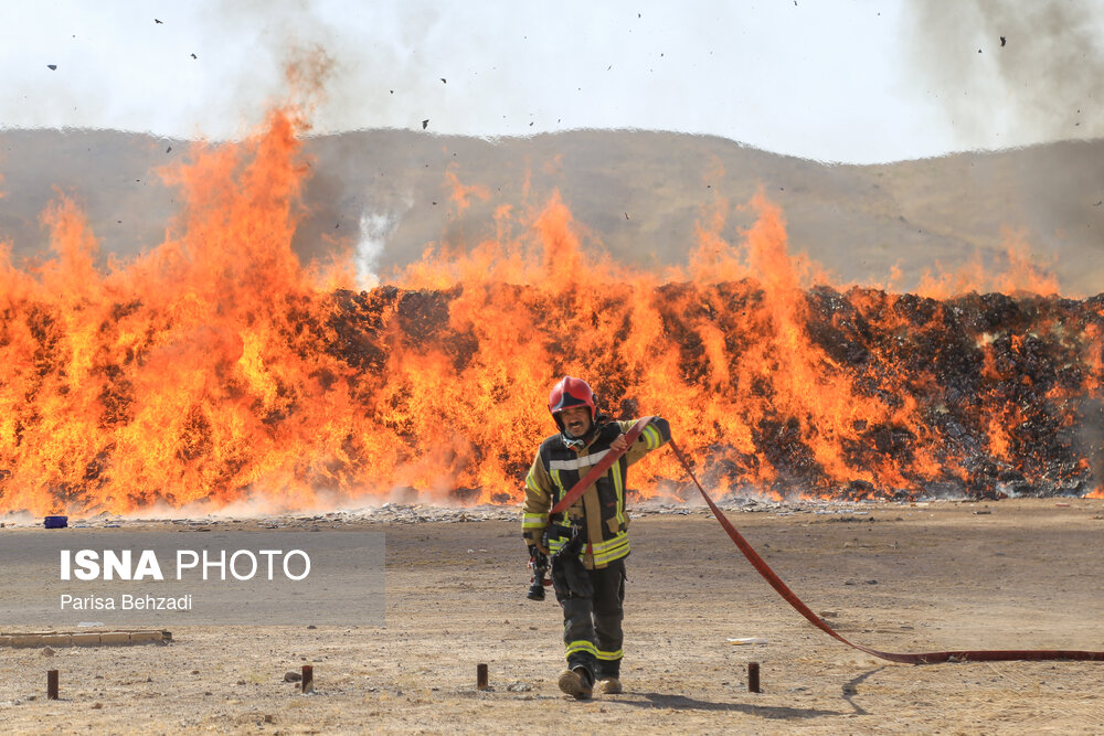 امحا کالای قاچاق در تهران