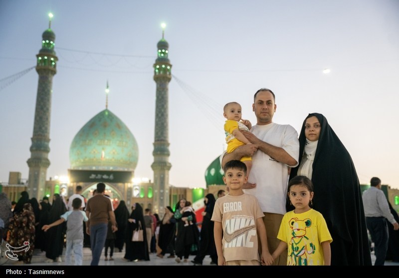 غروب نهم ربیع الاول در مسجد جمکران