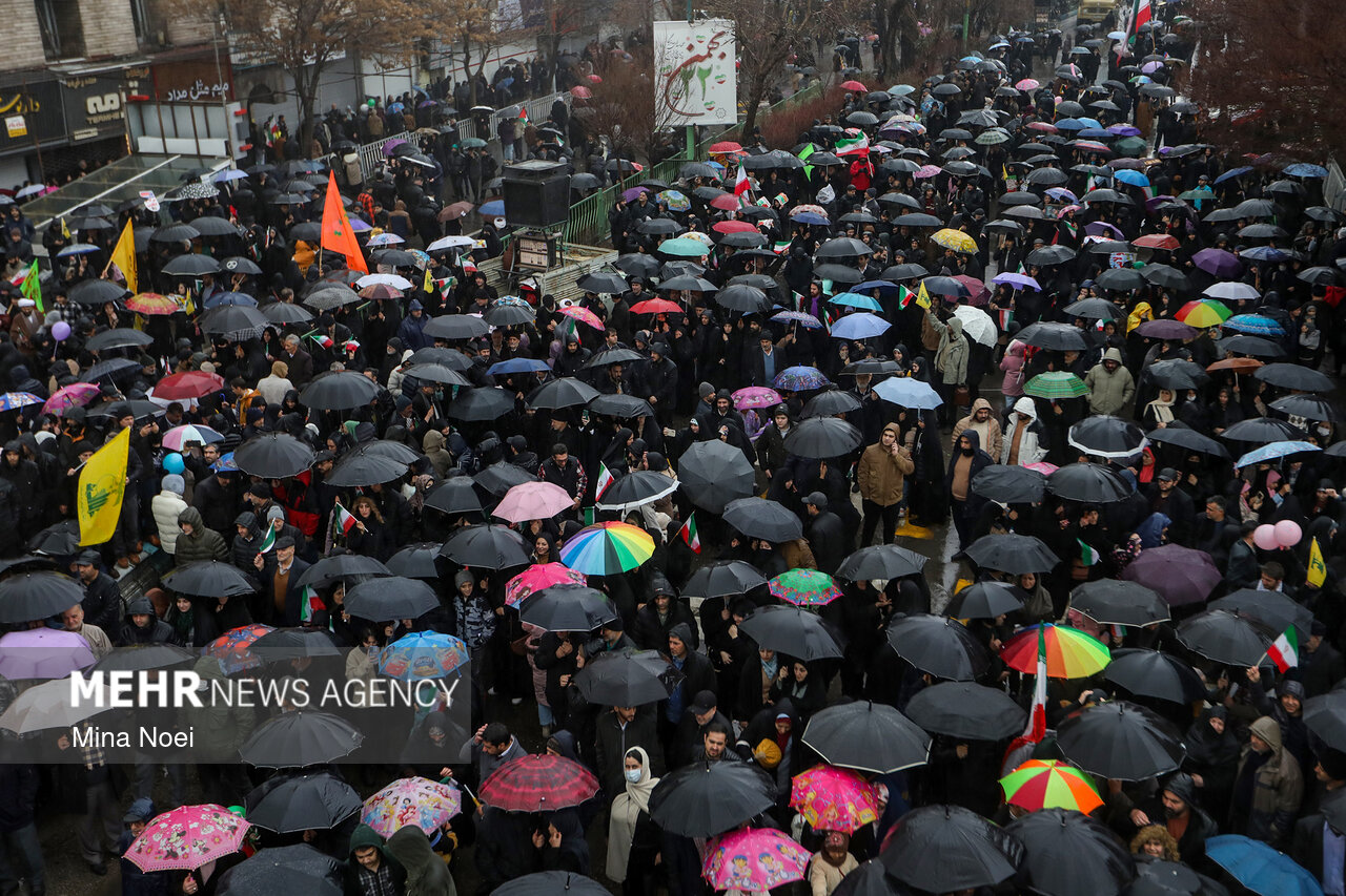 راهپیمایی ۲۲ بهمن در تبریز
