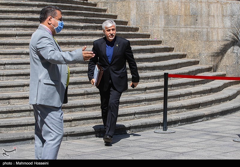 وزرای رئیسی در حاشیه جلسه هیئت دولت