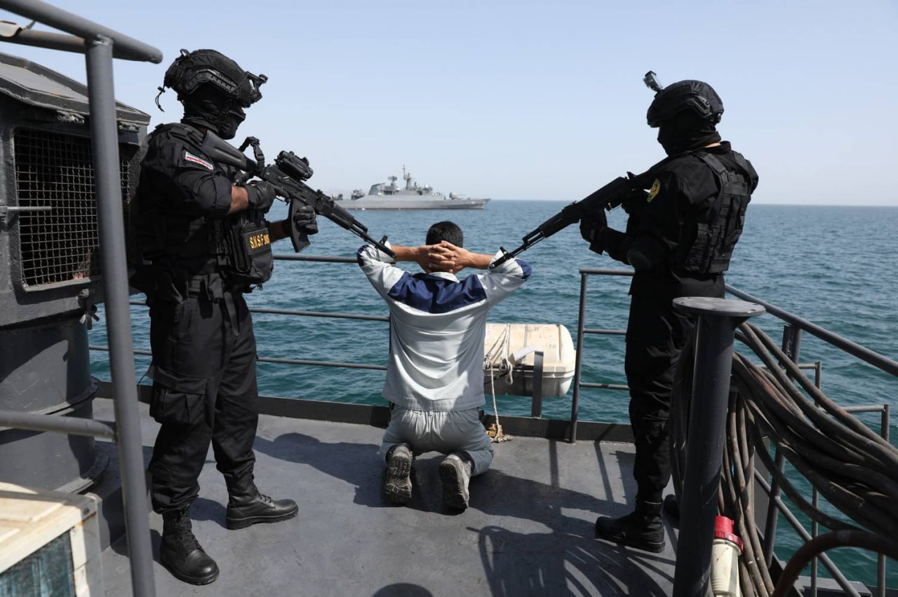 رزمایش نیروهای دریایی ایران و روسیه