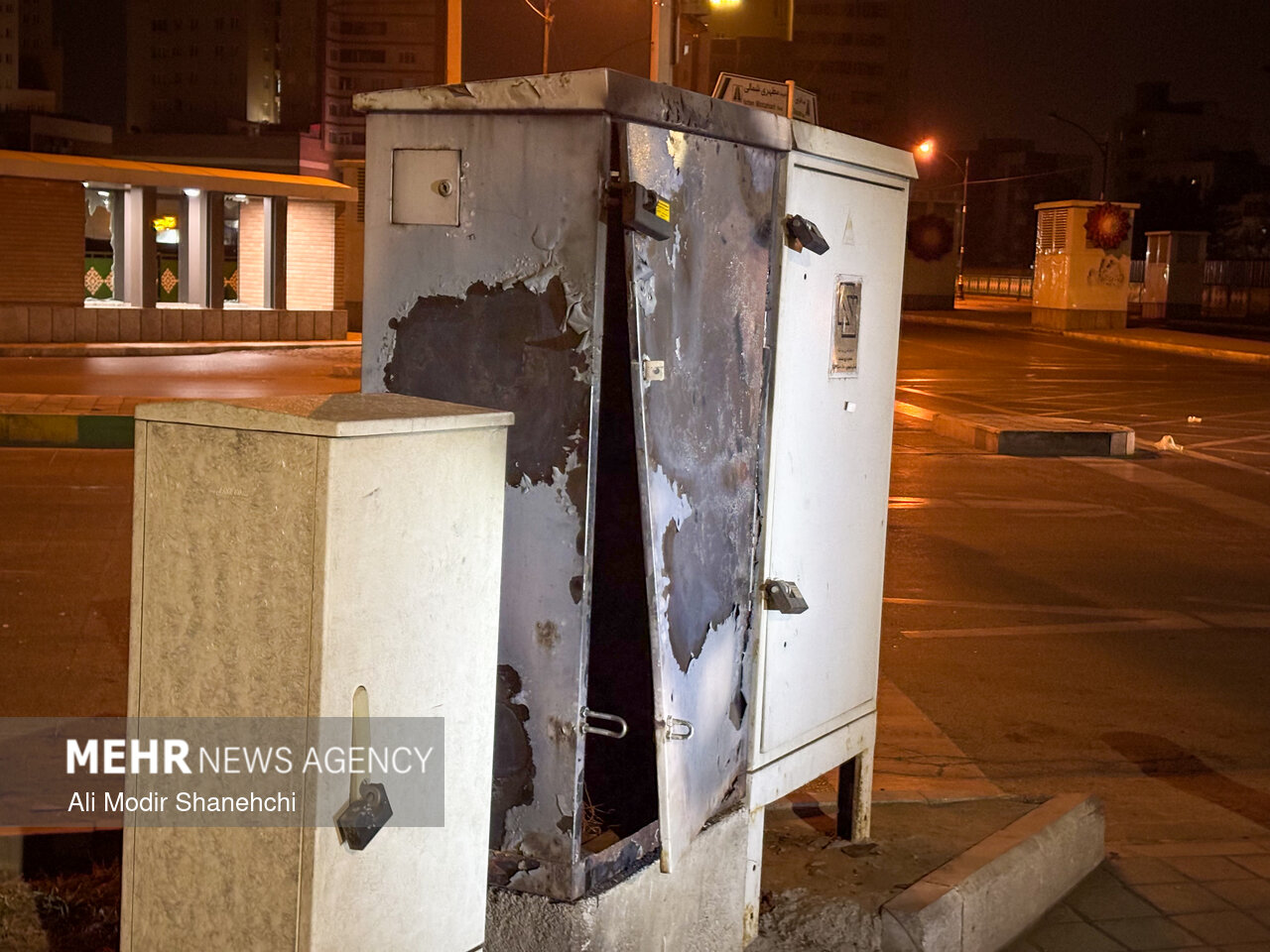 تخریب‌های اغتشاشگران در مشهد