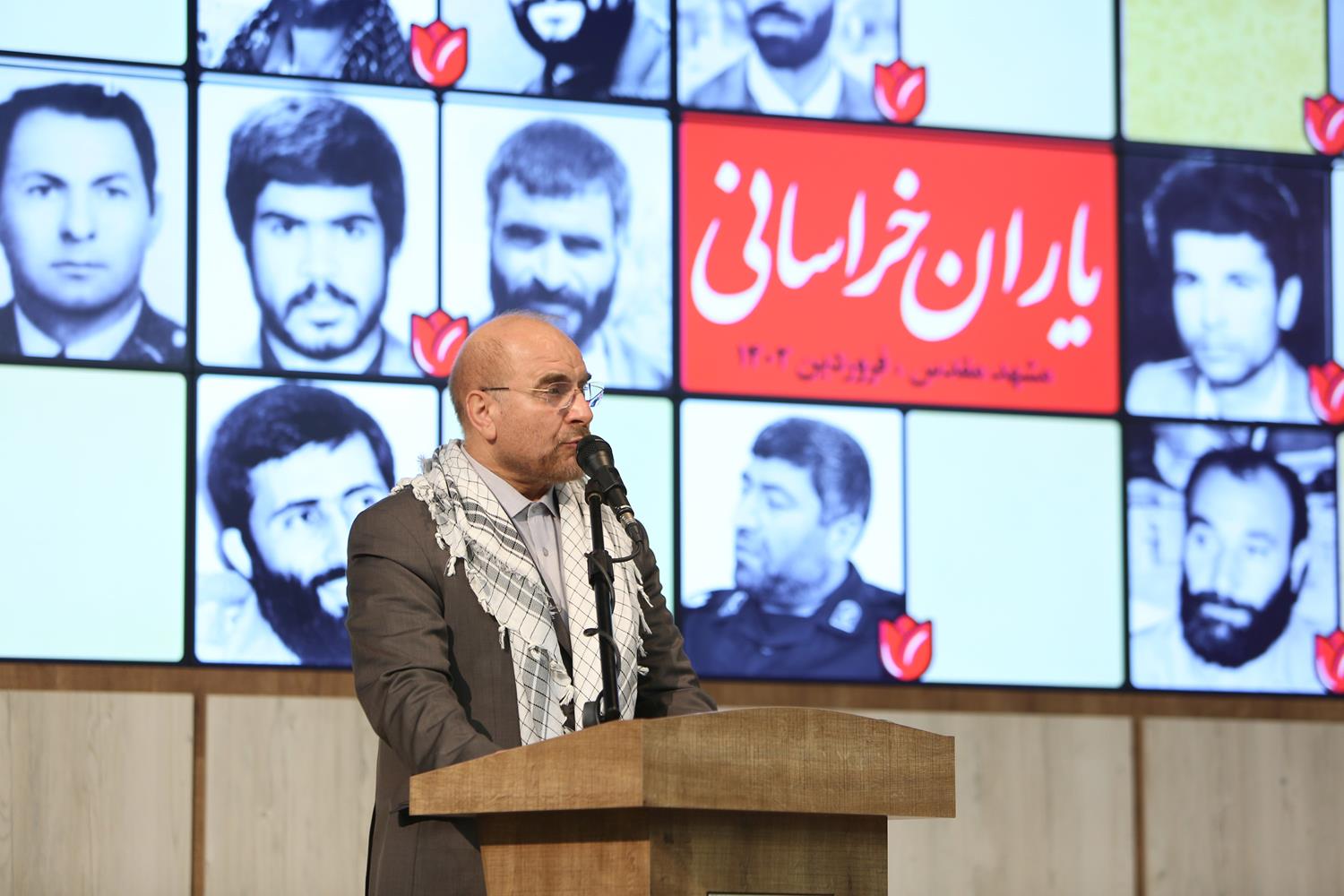 حضور سردار قاآنی و قالیباف در جمع «یاران خراسانی»