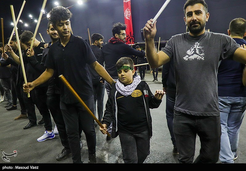 مراسم عزاداری شاه حسین گویان در تبریز