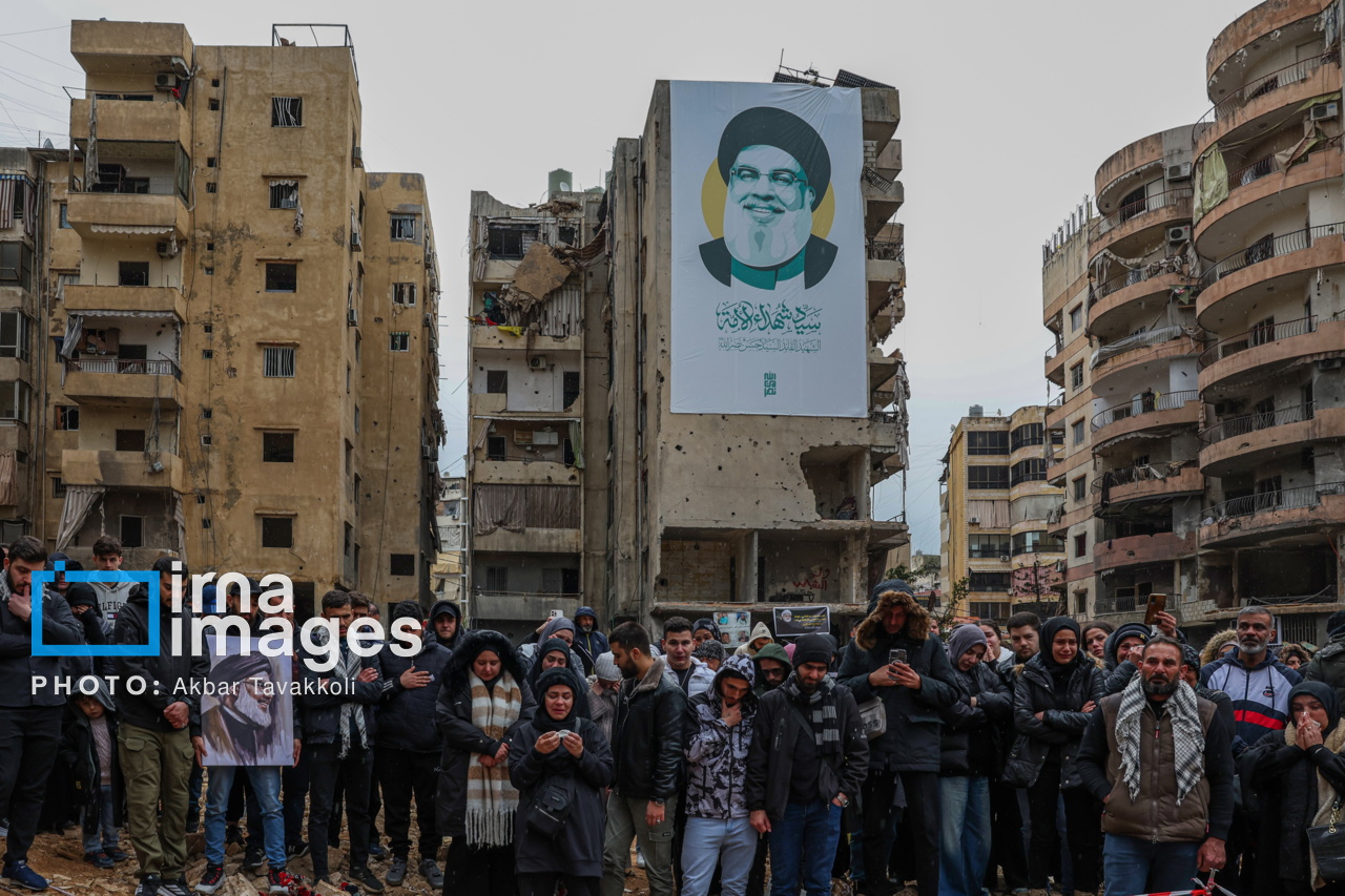 محل شهادت «سید حسن نصرالله» در ضاحیه