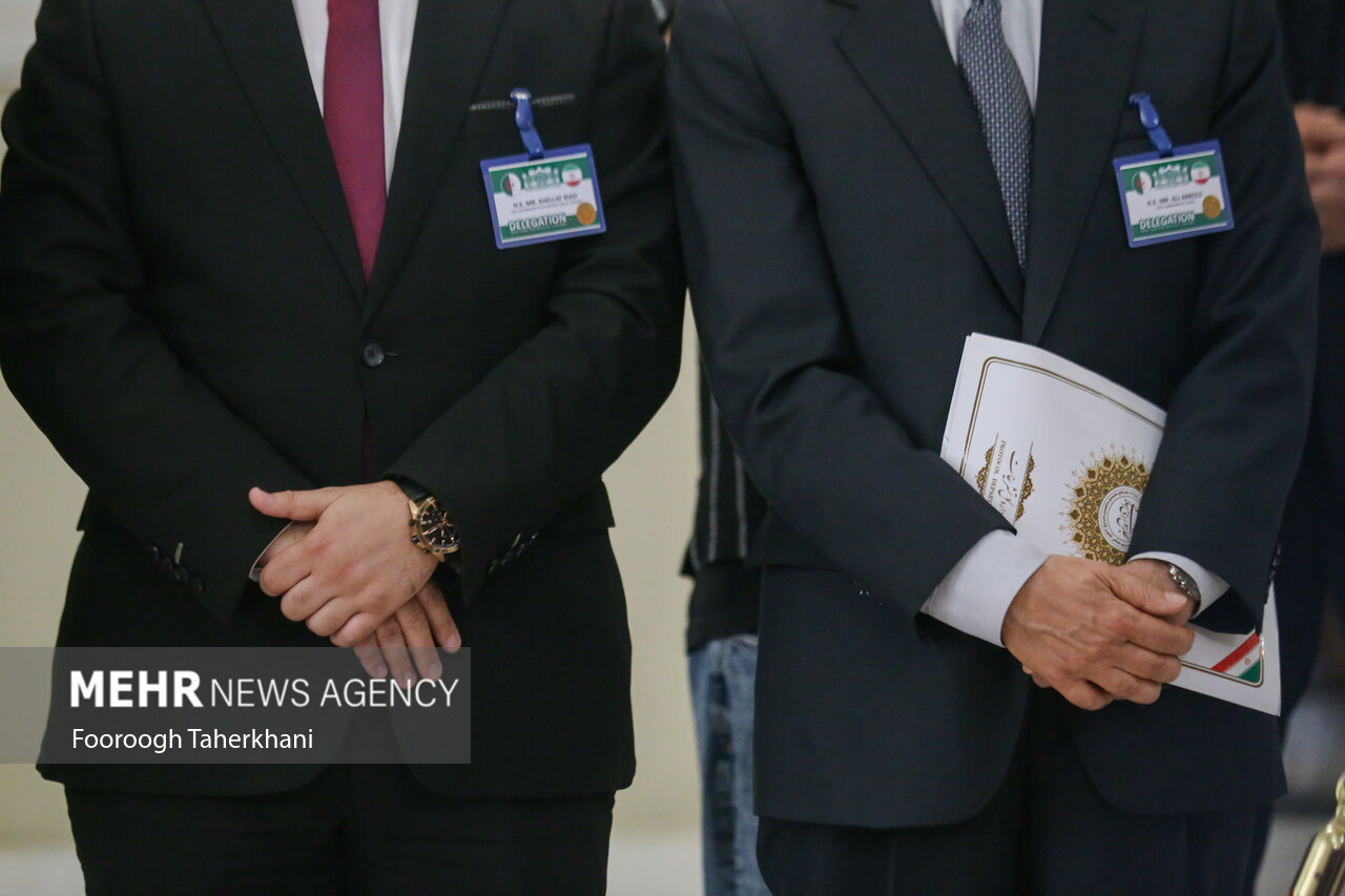  دیدار رییس مجلس ایران و الجزایر