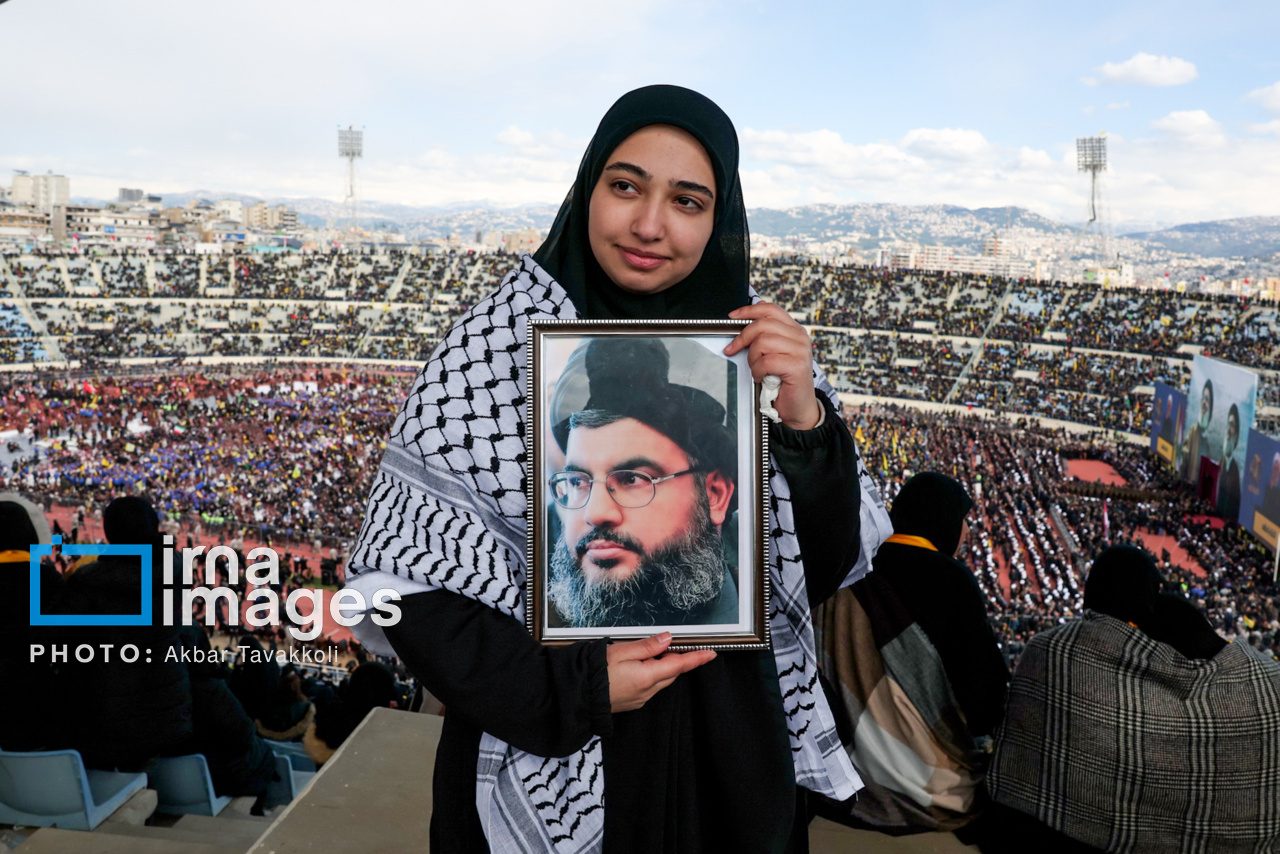 تشییع پیکر شهیدان «سید حسن نصرالله» و «سید هاشم صفی الدین»
