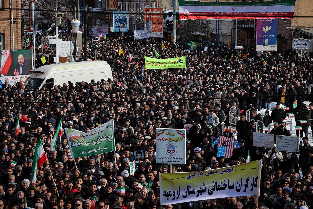 سخنرانی قالیباف در راهپیمایی یوم‌الله بیست‌ودوم بهمن - ارومیه