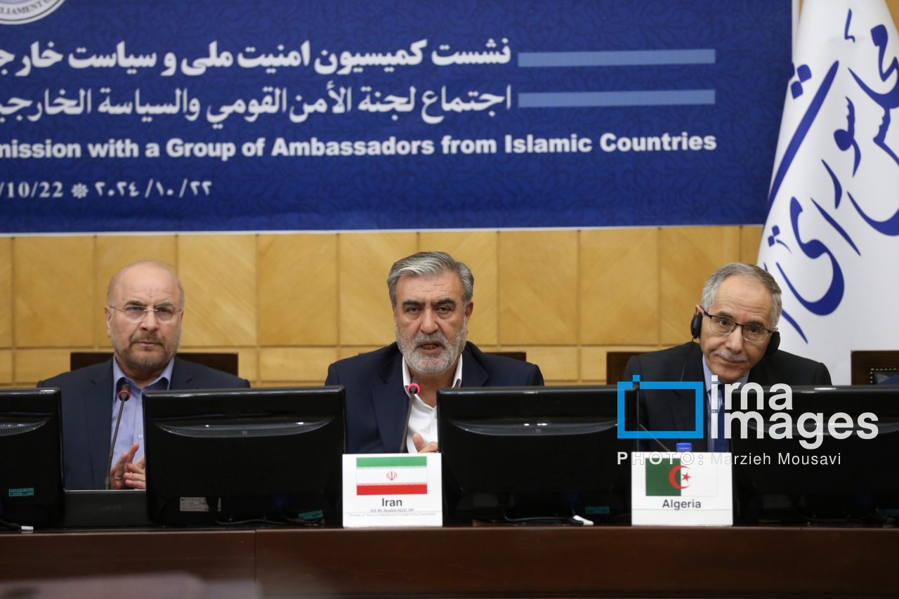 حضور قالیباف در نشست سفرای کشورهای اسلامی مقیم تهران
