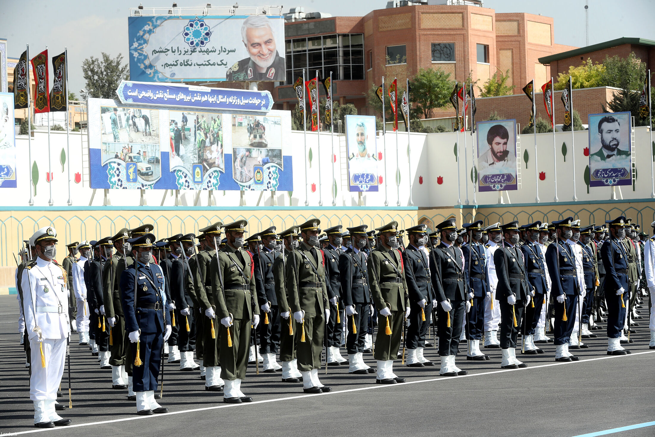  مراسم دانش‌آموختگی دانشگاههای افسری در دانشگاه امام حسین(ع)