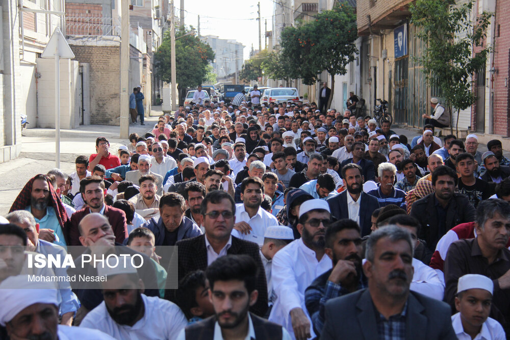 نماز عید سعید فطر اهل سنت در گرگان 