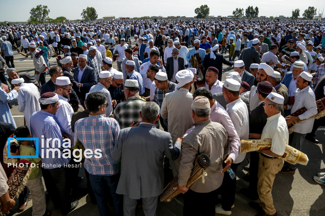 نماز عید «قربان» در بندر ترکمن