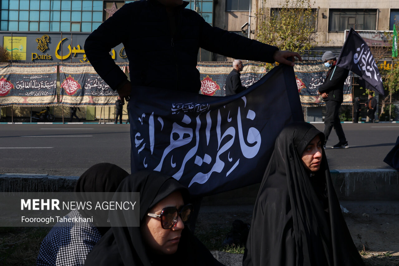 اجتماع بزرگ هیئت های فاطمی در میدان هفت تیر