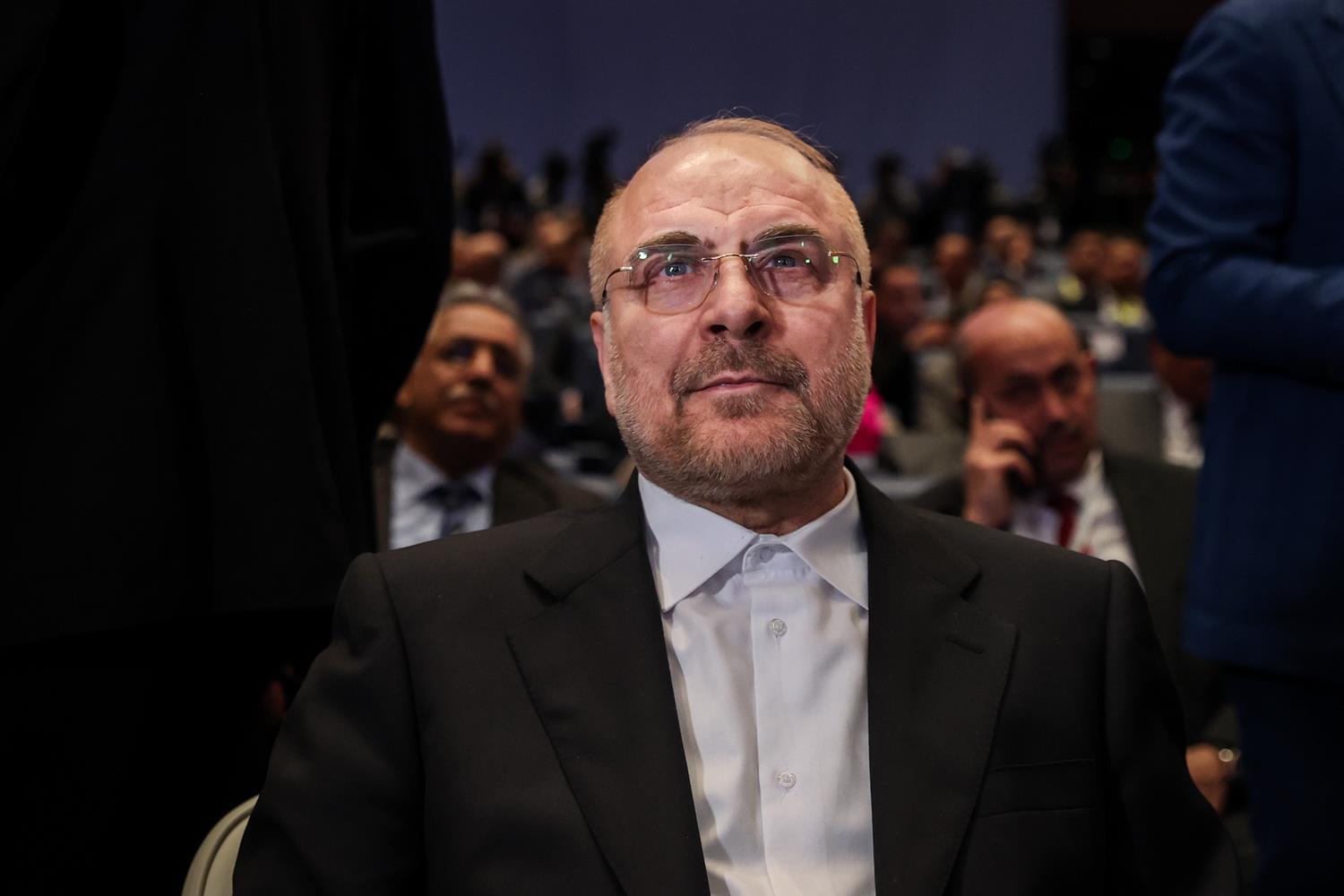 حضور قالیباف در مراسم افتتاحیه اجلاس اتحادیه مجالس