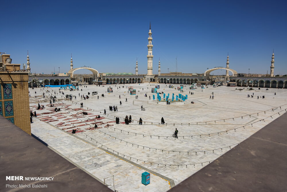 غبار رویی مسجد مقدس جمکران