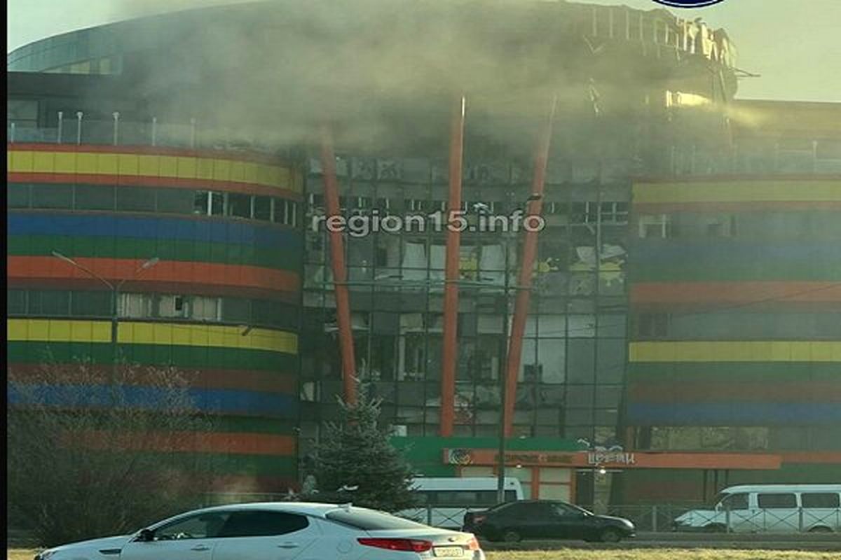 انفجار پمپ بنزین در گروزنی