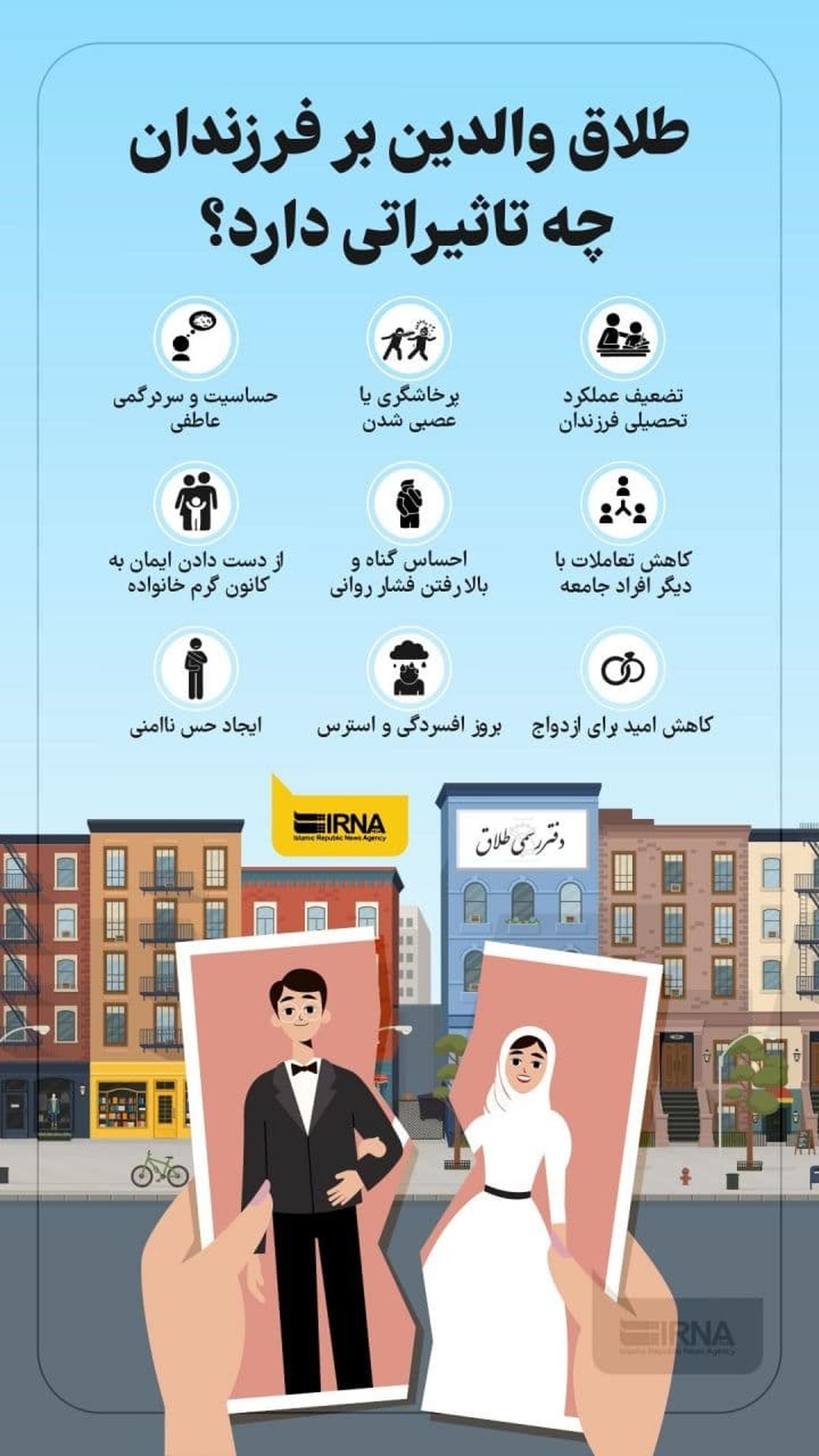 طلاق والدین بر فرزندان چه تاثیراتی دارد؟