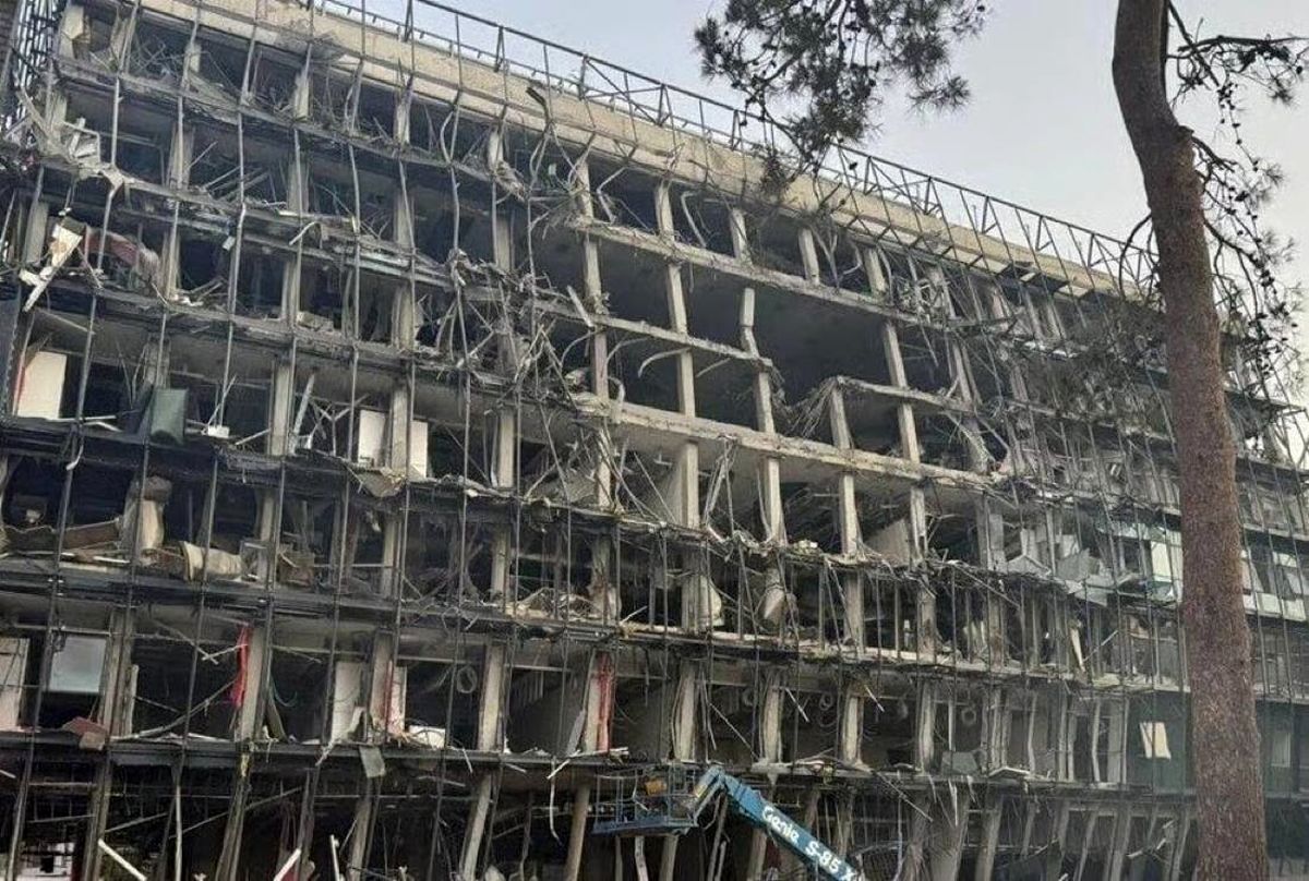  تصویری از حجم ویرانی در مرکز تحقیقات هسته‌ای وایزمن رژیم صهیونیستی پس از اصابت موشک ایران