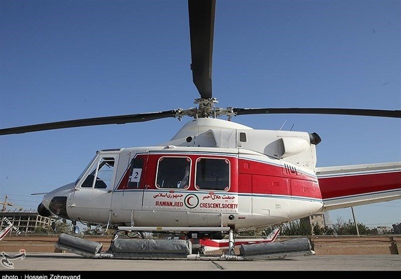 ۵ فروند بالگرد هلال‌احمر در راه بندرعباس