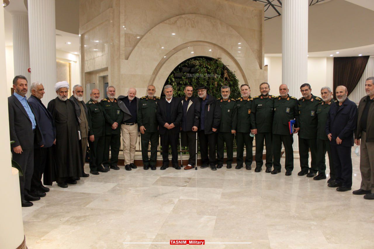 تصویری دیده نشده از سرداران سپاه و فرماندهان مقاومت فلسطین