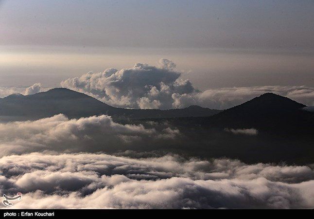 تصاویر: رویایی‌ترین روستای ایران بر فراز ابرها