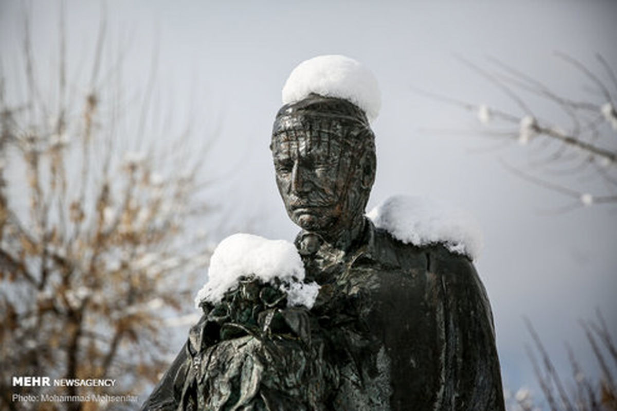 تصاویر: بارش برف زمستانی در کرج