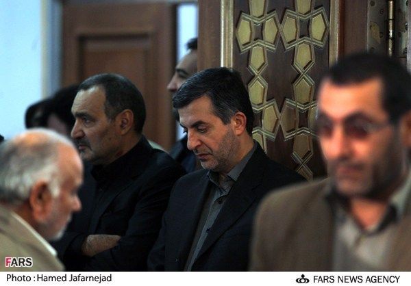 عکس/ مشایی در مجلس شهید تهرانی مقدم