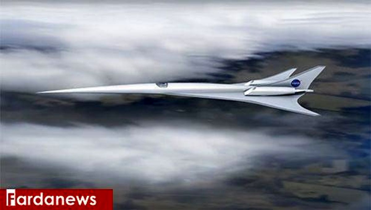 عکس: هواپیما مافوق صوت جدید ناسا