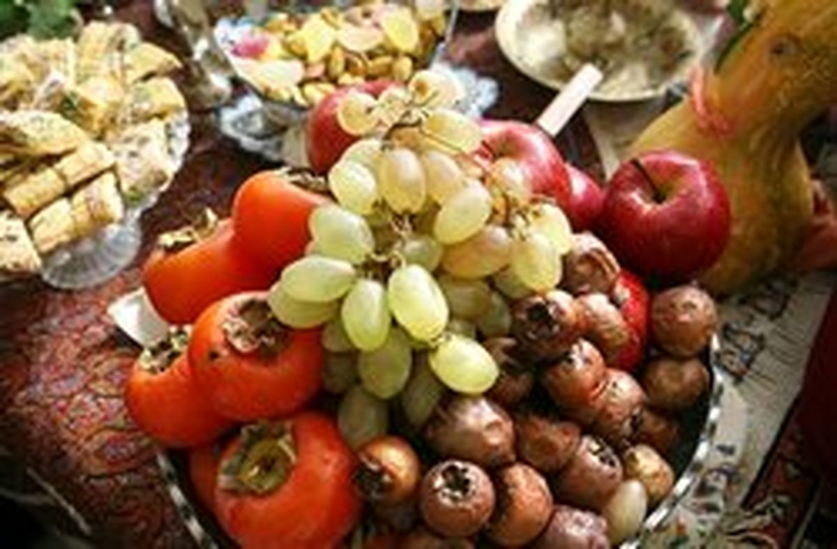 رسومات شب چله یزدی‌ها