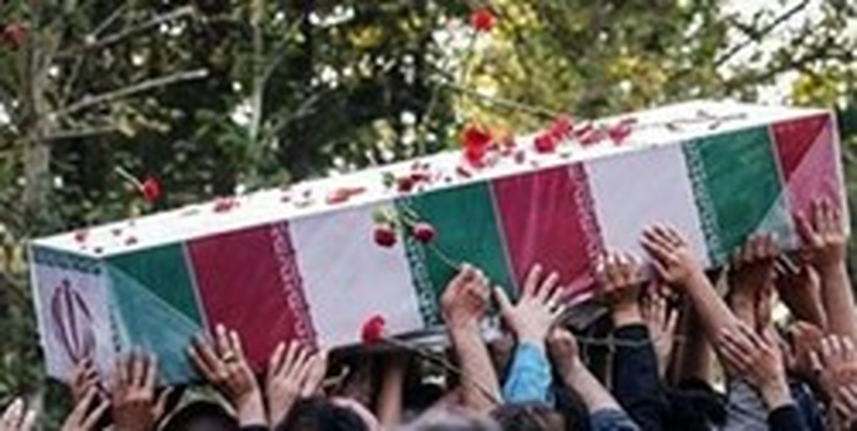 پیکر شهید «زیبرم» پس از ۳۰ سال تشییع شد