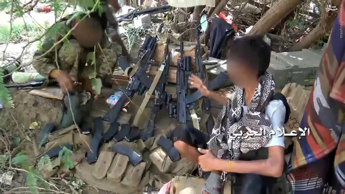 عکس:غنیمت ویژه یمنی ها از ارتش سعودی