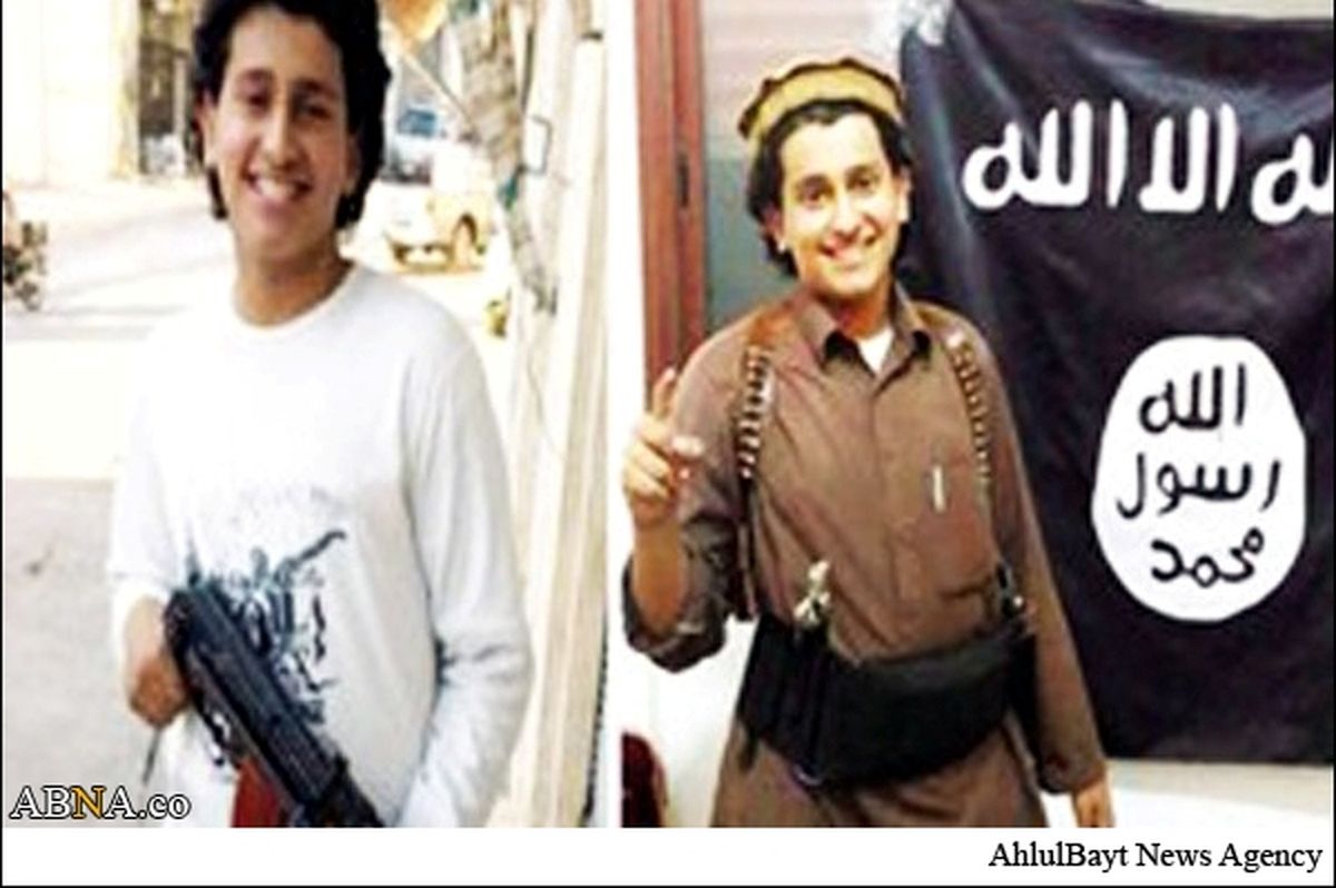 جوان 15ساله سعودی دربین تروریستها/عکس