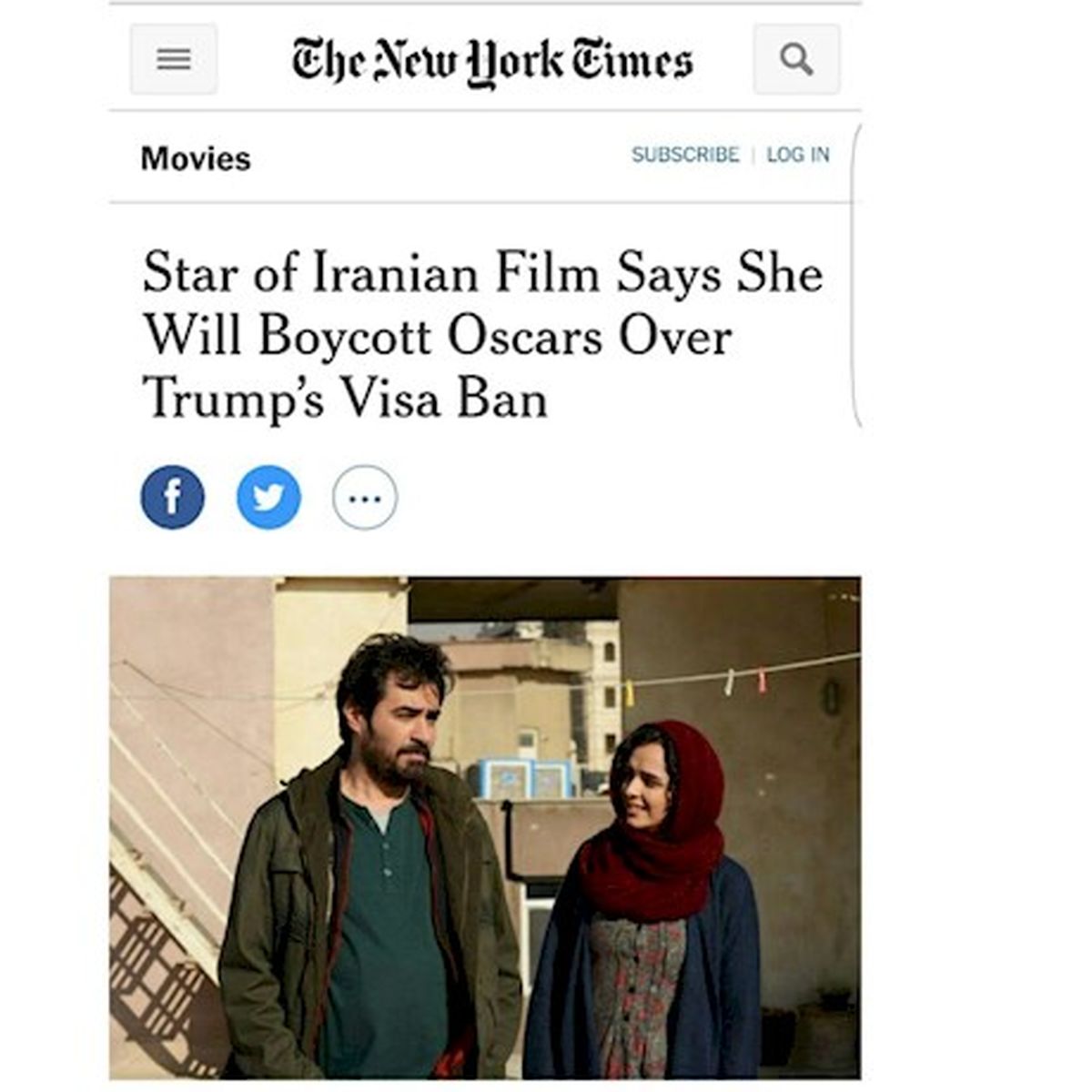 مصاحبه جنجالی ترانه علیدوستی با نیویورک تایمز +عکس