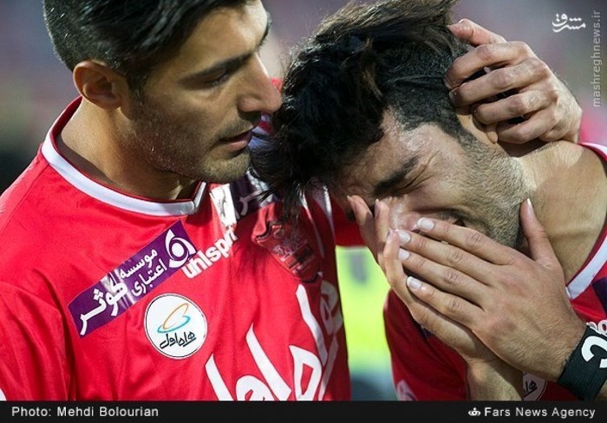 عکس: گریه‌های بی‌امان طارمی