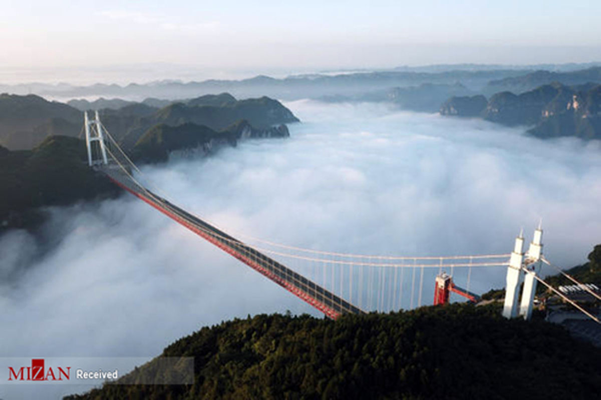 تصاویر: پل معلق در هونان چین