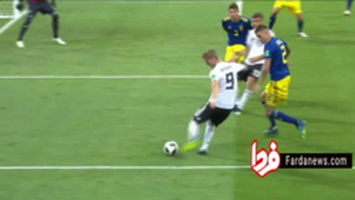 فیلم : گل اول آلمان به سوئد توسط مارکو رویس