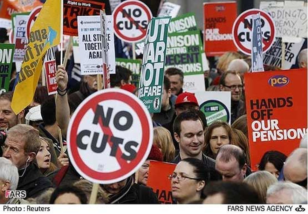 تصاویر/ بزرگترین تظاهرات ضددولتی در انگلیس