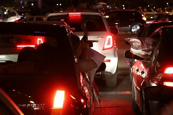ترافیک سنگین شبانگاهی آزادراه تهران - کرج