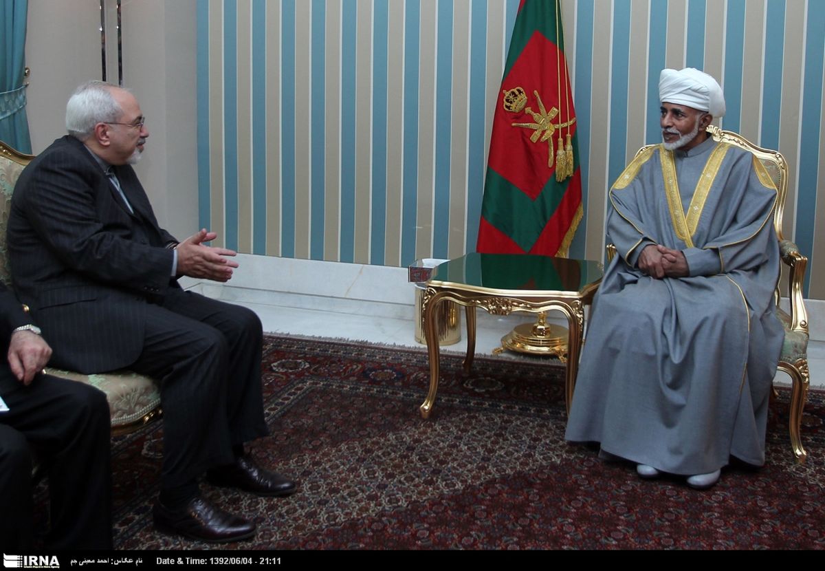 ديدار ظريف با سلطان قابوس/عکس