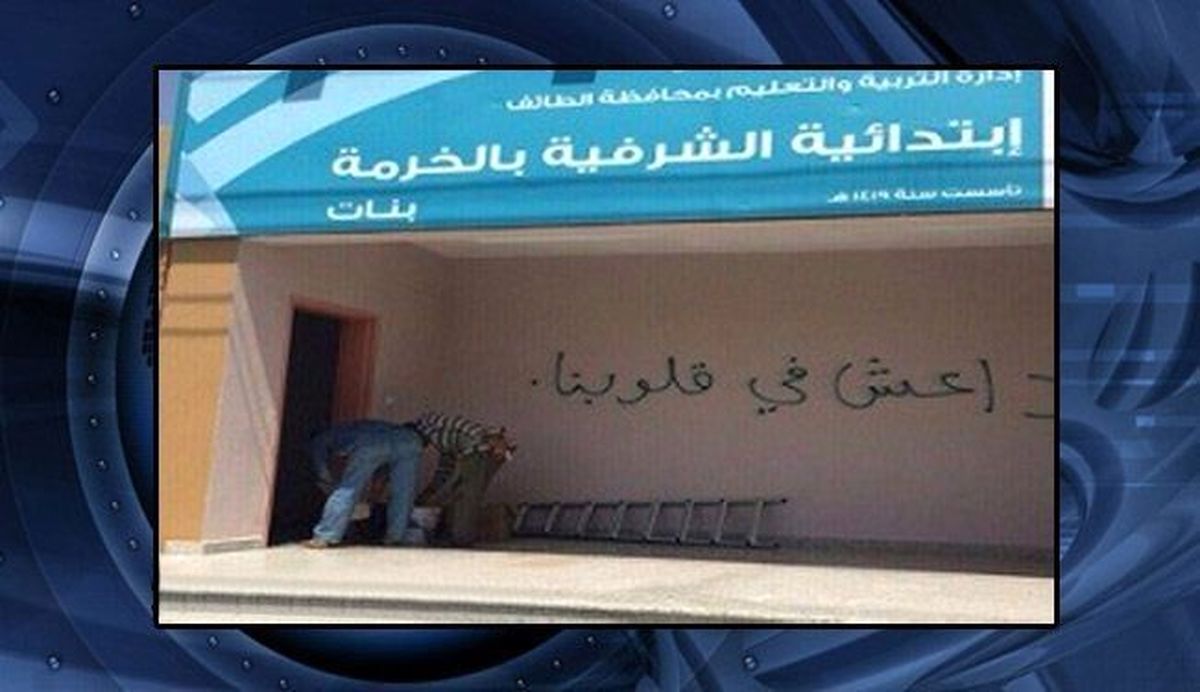 تبلیغ برای داعش در مدارس دخترانه/عکس