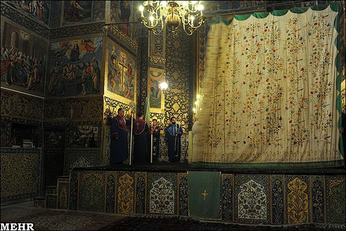 گزارش تصویری مراسم آغاز سال نو میلادی در اصفهان