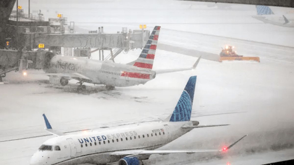 سرمای قطبی کم‌سابقه، ۴۵۰۰ پرواز آمریکا را لغو کرد