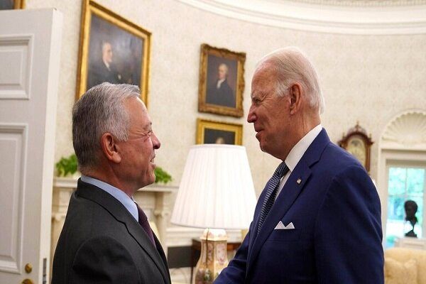بایدن و پادشاه اردن دیدار کردند