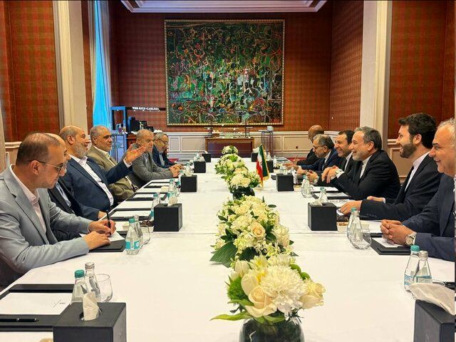 دیدار عراقچی با اعضای ارشد جنبش حماس