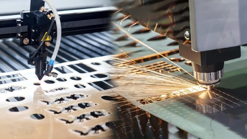 انواع برش لیزر فلز و غیر فلز