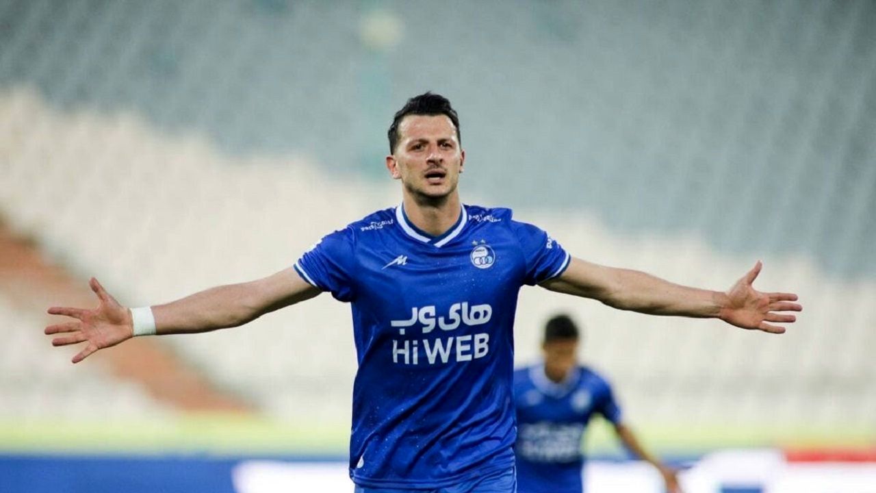 گل اول استقلال به نود ارومیه + فیلم