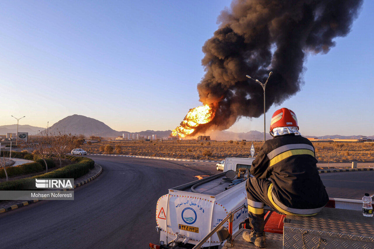 آتش‌سوزی در مینی پالایشگاه بیرجند مهار شد