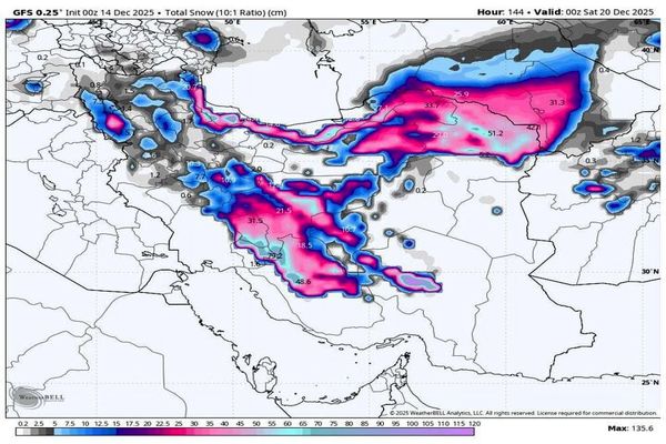 پیش‌بینی هواشناسی/ورود سامانه‌های پیاپی