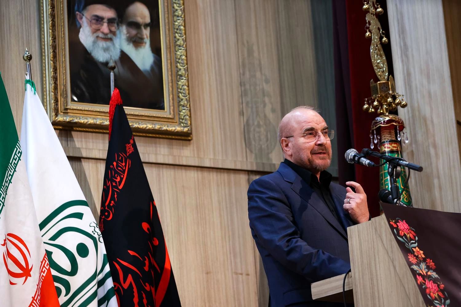 حضور قالیباف در جمع بانوان موکب­دار اربعین